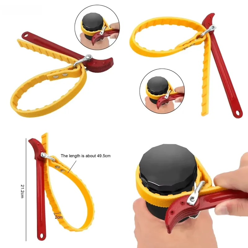 Motorcycle Oil Filter - Регулируемый ременной ключ для масляного фильтра,