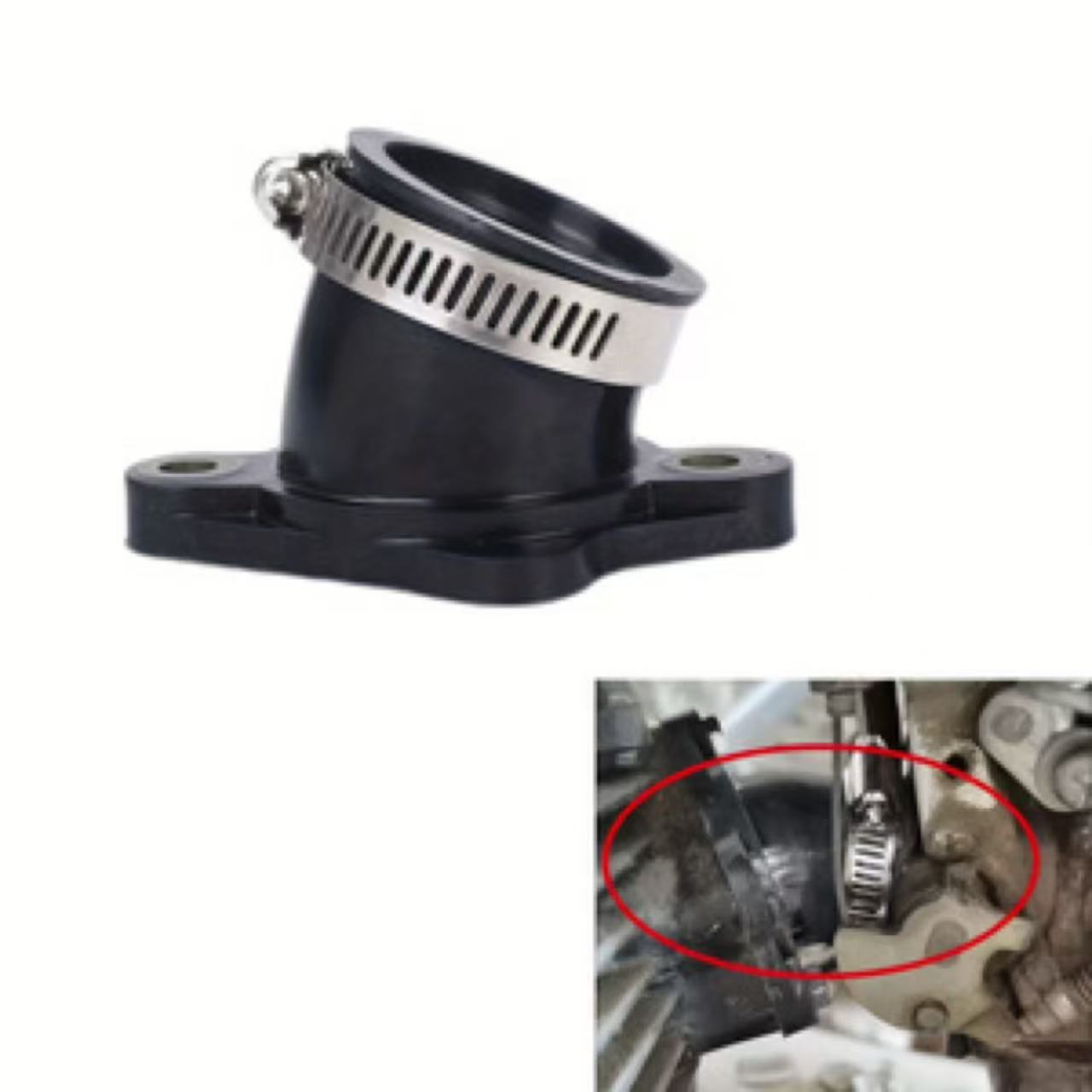 Motorcycle Carburetor - Впускной коллектор карбюратора (30 мм) для