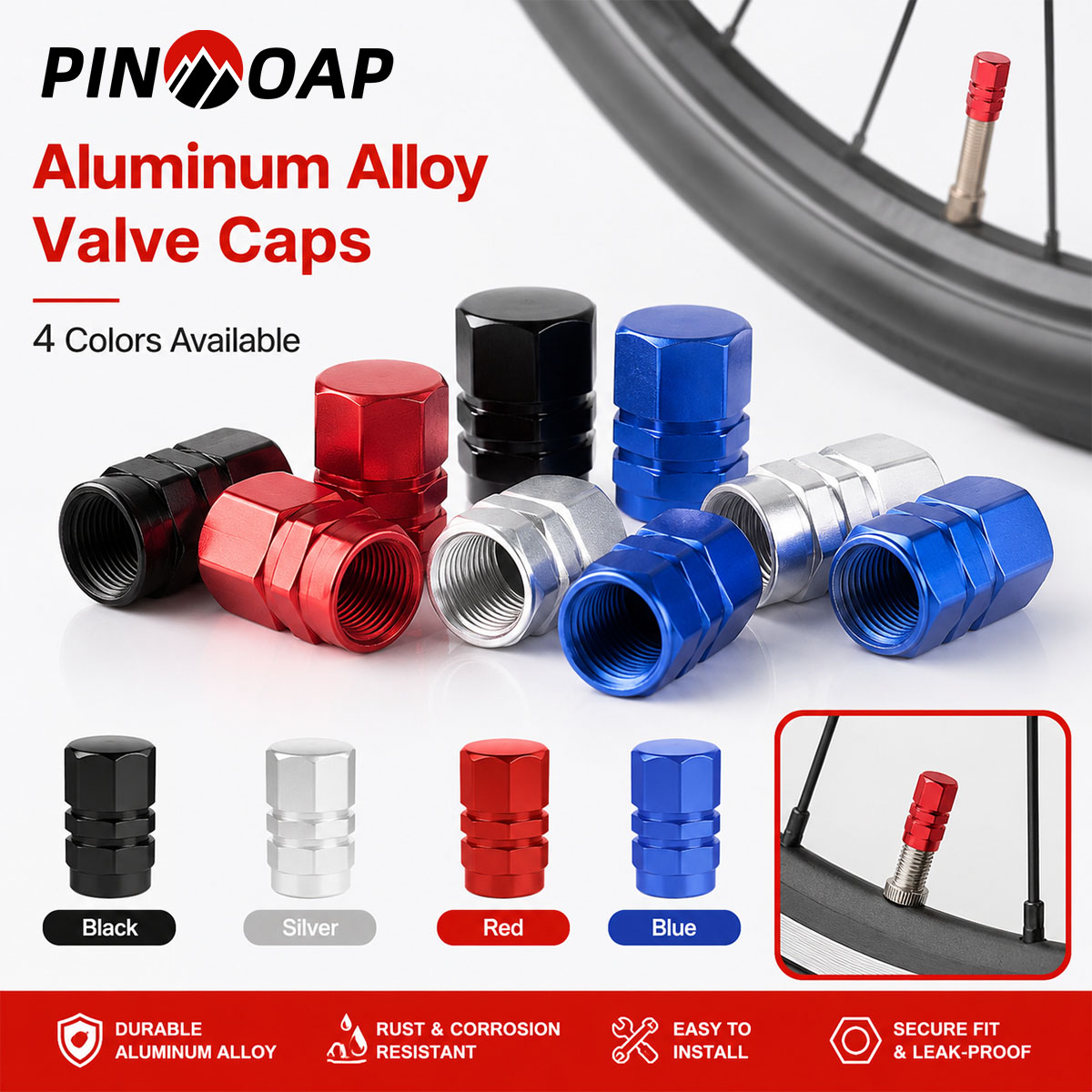 Motorcycle Valve Cover - PINMOAP 4/12 шт. шестигранные колпачки для