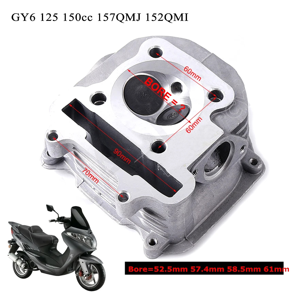 Motorcycle Cylinder - Головка цилиндра GY6, запчасти для Мотоциклов
